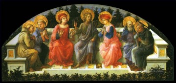 Filippino Lippi Painting - Siete Santos Cristiano Filippino Lippi